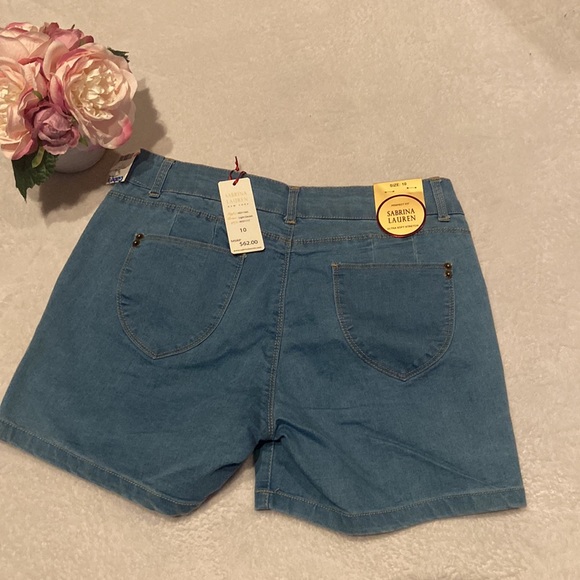 NWT SABRINA LAUREN Size 10 Perfect Fit Ultra Soft Stretch Light Denim - Picture 10 of 11